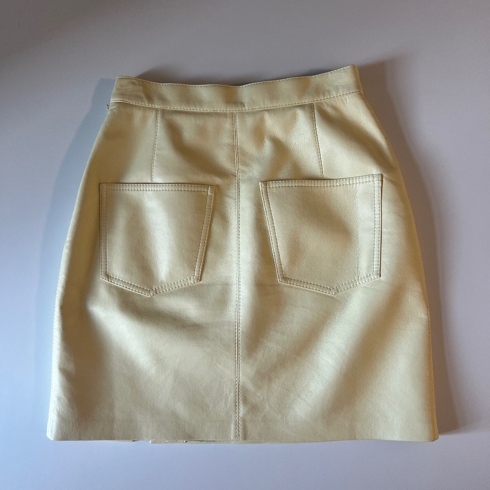 Nanushka Regenerated Leather Mini Skirt - Picture 2 of 2